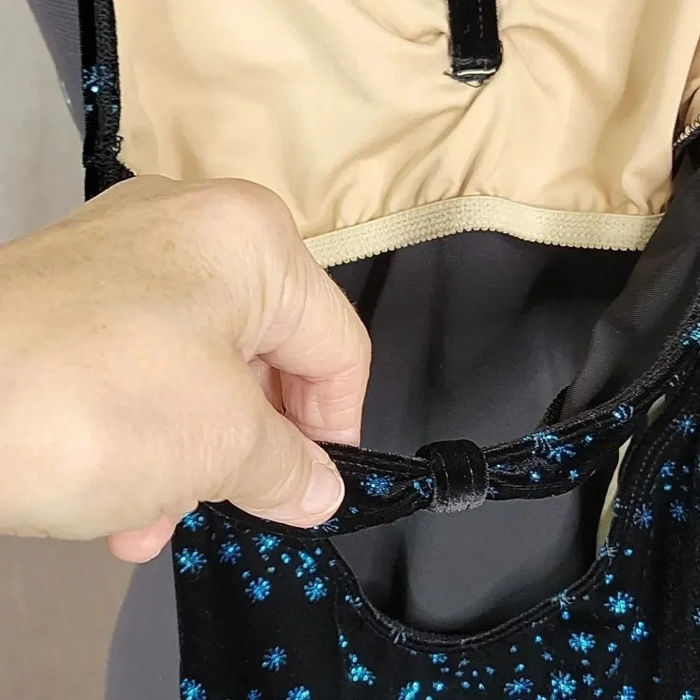 MOTIONWEAR Blue and‎ Black Srarburst Girl's Costume